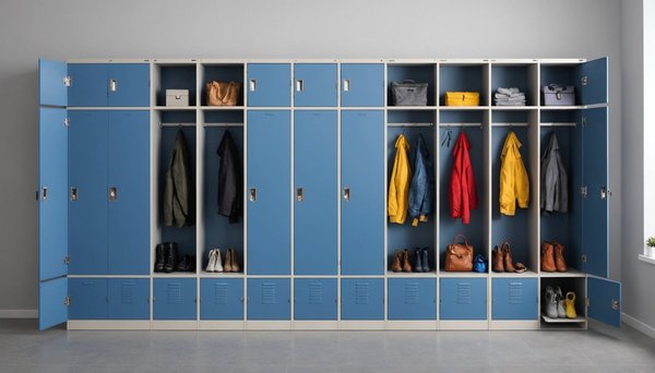 Casier vestiaire multicases 3 cases petit format : gain d'espace élégant